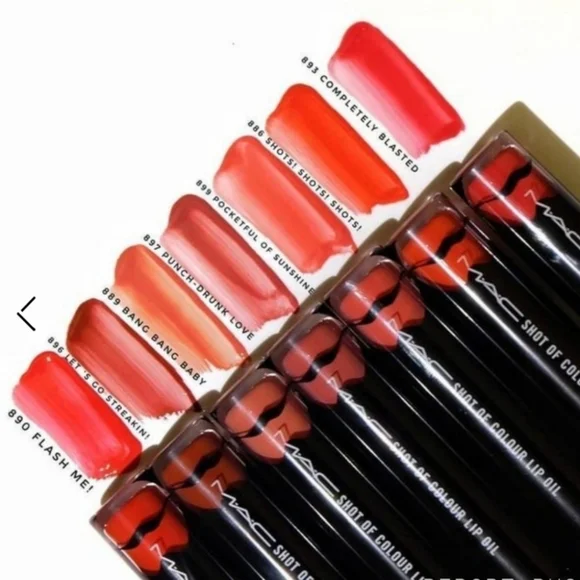 Mac Cosmetics Shot Of Colour Lip Oil | Let's Go Streakin' | Brand New in Box - Picture 10 of 16